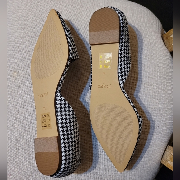 J. Crew Houndstooth Flats are in a size 11 - Picture 4 of 6